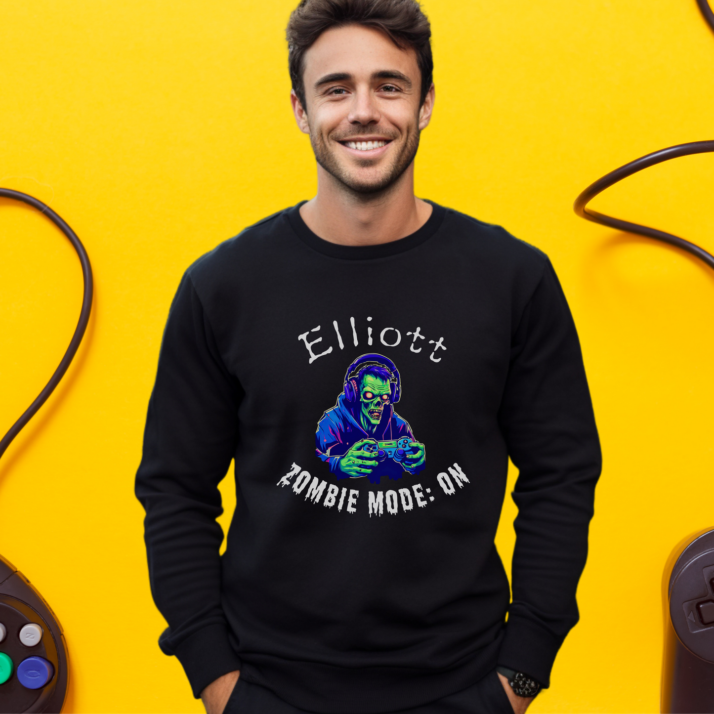 Gamer Sweatshirt Zombie Mode On - Unisex - Men's