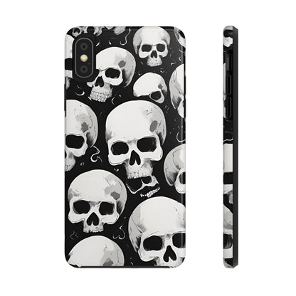 Creepy Skulls 2 - Tough Phone Case for iPhones and Samsung Smartphones