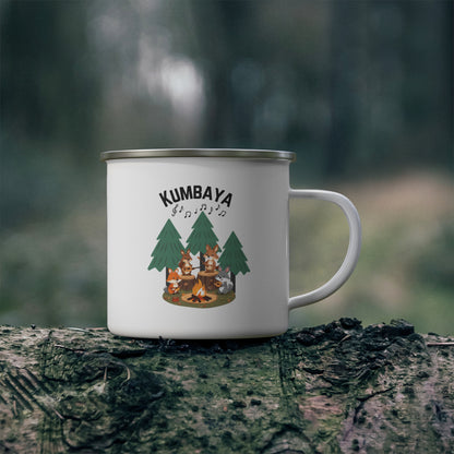 Kumbaya Enamel Camping Mug