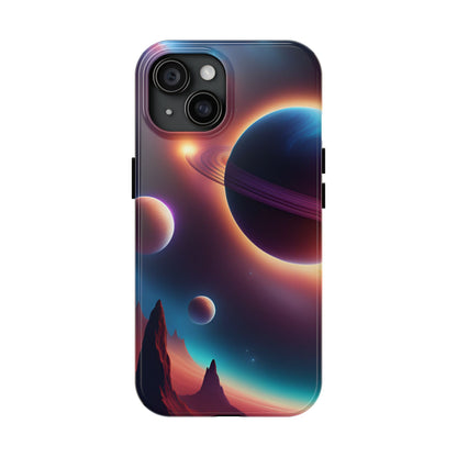 Out of this world Space Fantasy Design - Tough Phone Case for iPhone and Samsung Smartphones