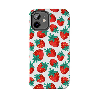 Strawberries - Tough Phone Case for iPhones and Samsung Smartphones