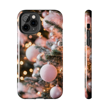 Pink Christmas - Tough Phone Case for iPhone and Samsung Smartphones