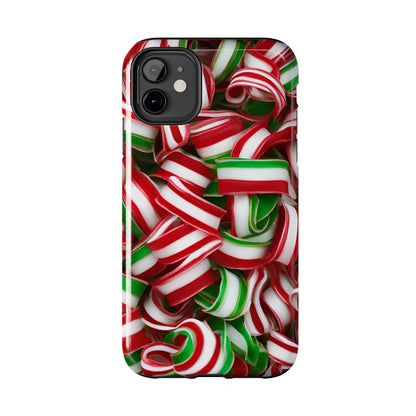 Christmas Ribbon Candy  - Tough Phone Case for iPhone and Samsung Smartphones