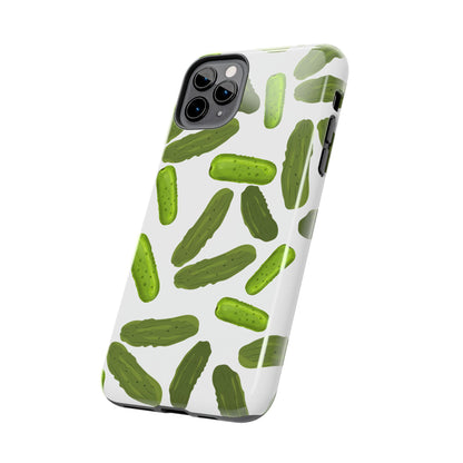 Humorous Pickles Design - Tough Phone Case for iPhones and Samsung Smartphones