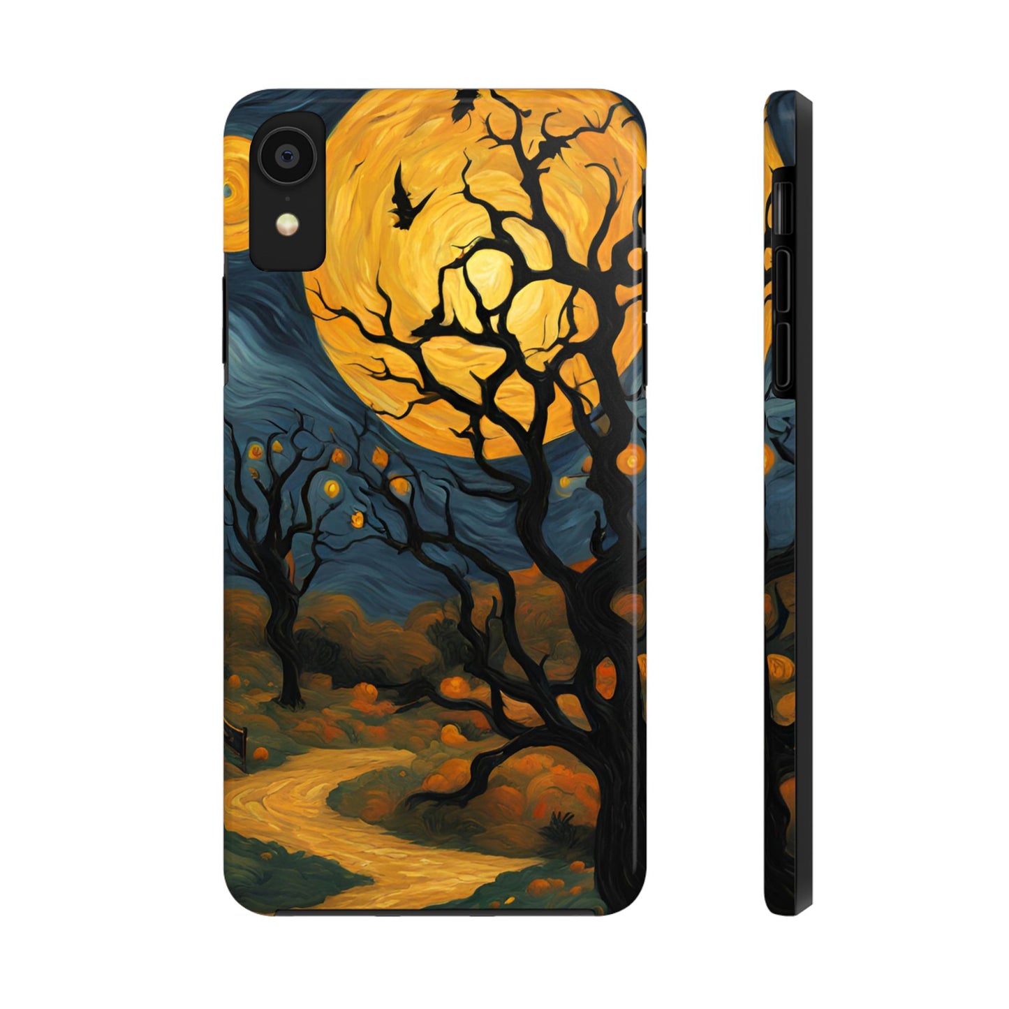 Phone Cases - Halloween Haunted Road Full Moon Design