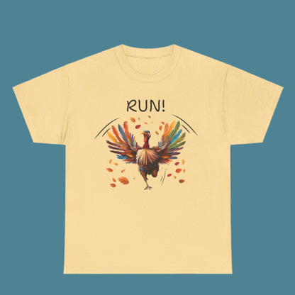 Funny Turkey Run Unisex Tee