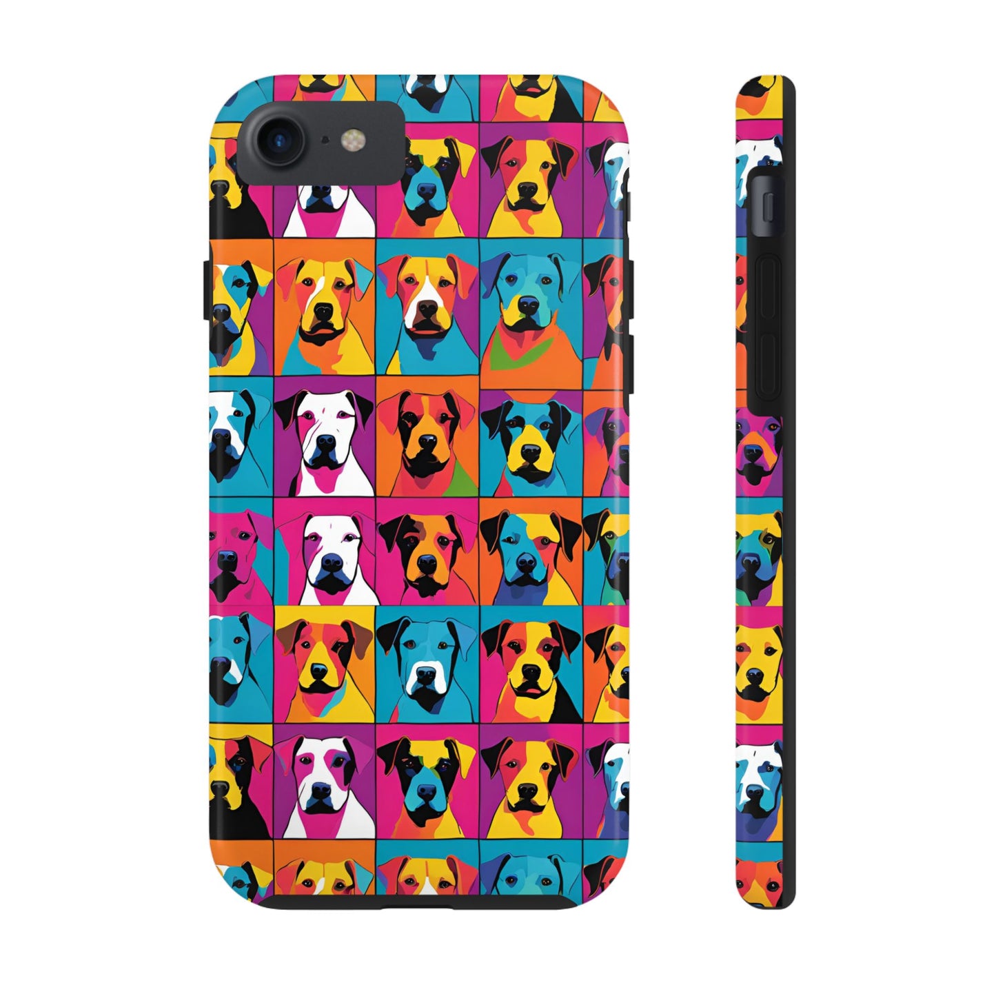 Colorful Dogs - Tough Phone Case for iPhones and Samsung Smartphones