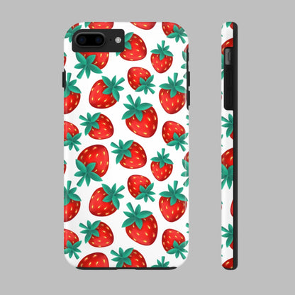 Strawberries - Tough Phone Case for iPhones and Samsung Smartphones