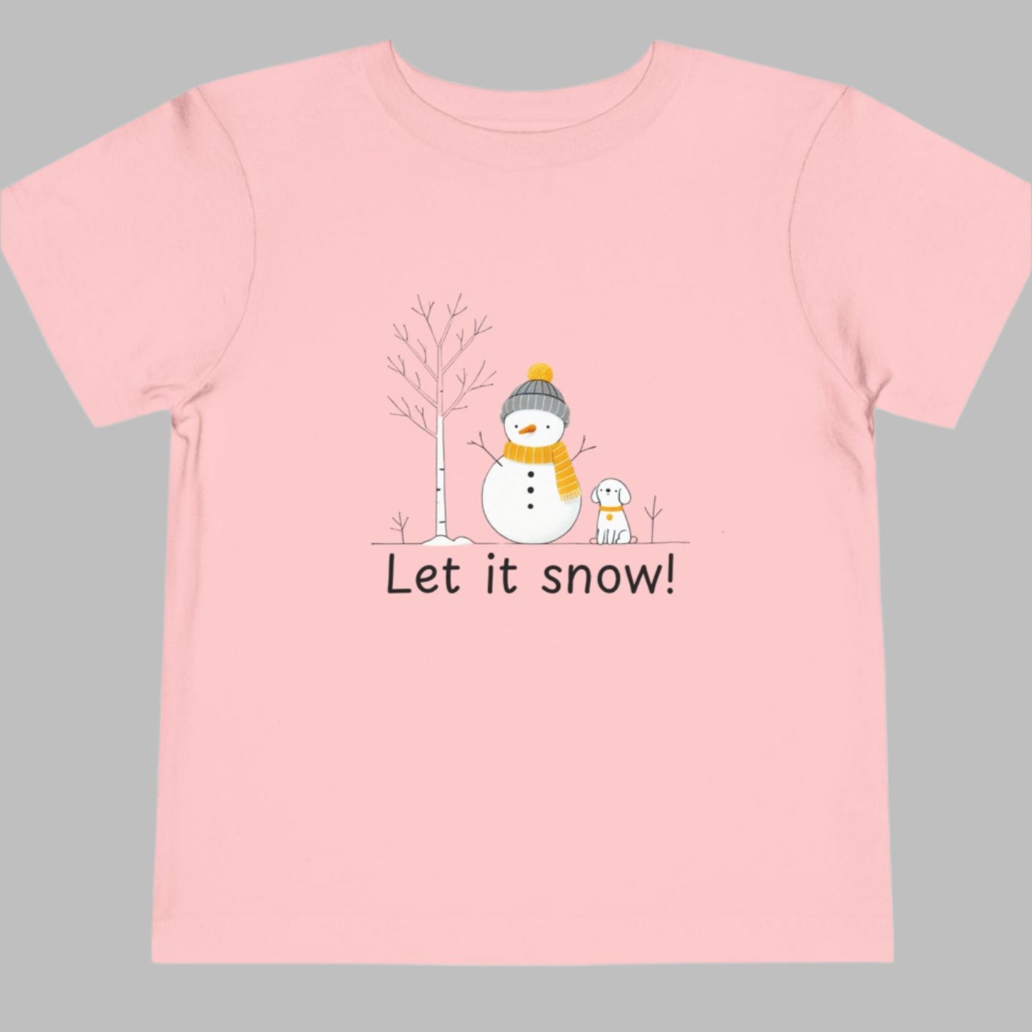 Snowman Toddler Short Sleeve Tee