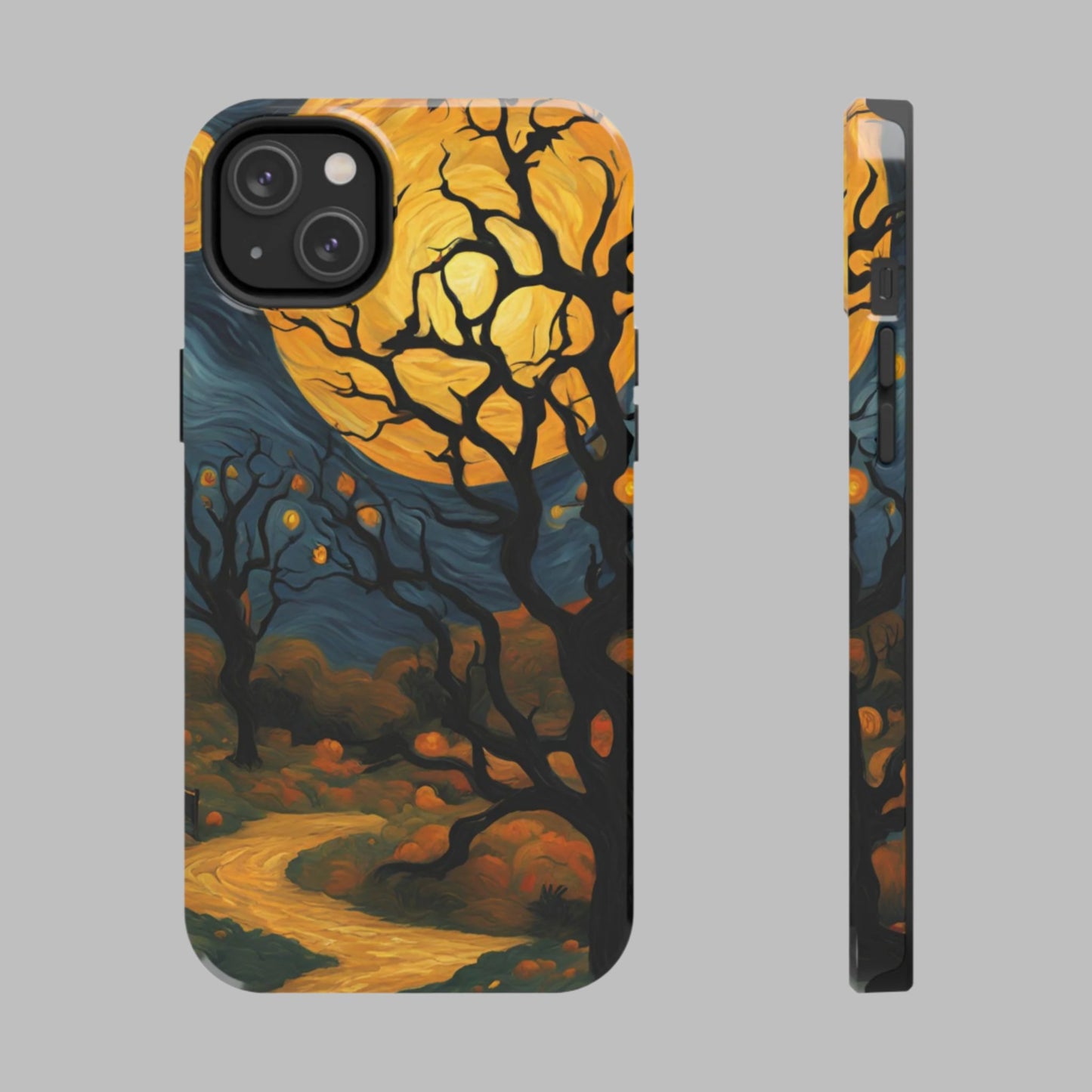 Phone Cases - Halloween Haunted Road Full Moon Design