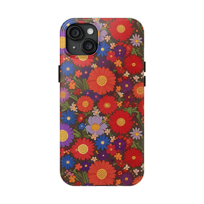 Tough Phone Cases - Vintage Flowers
