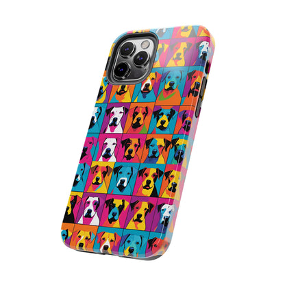 Colorful Dogs - Tough Phone Case for iPhones and Samsung Smartphones