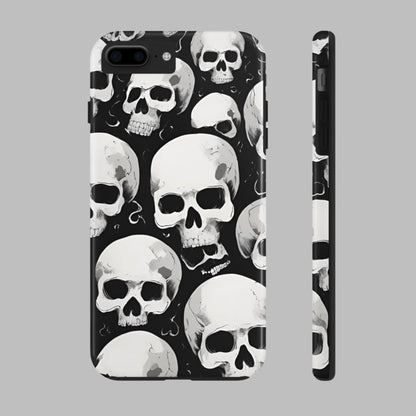 Creepy Skulls 2 - Tough Phone Case for iPhones and Samsung Smartphones