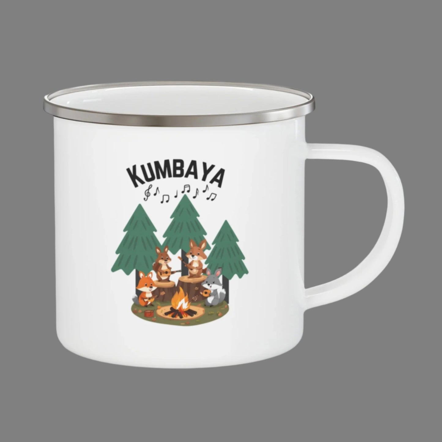 Kumbaya Enamel Camping Mug