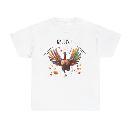 Funny Turkey Run Unisex Tee