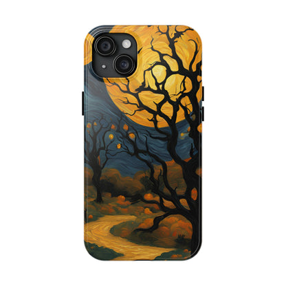 Phone Cases - Halloween Haunted Road Full Moon Design