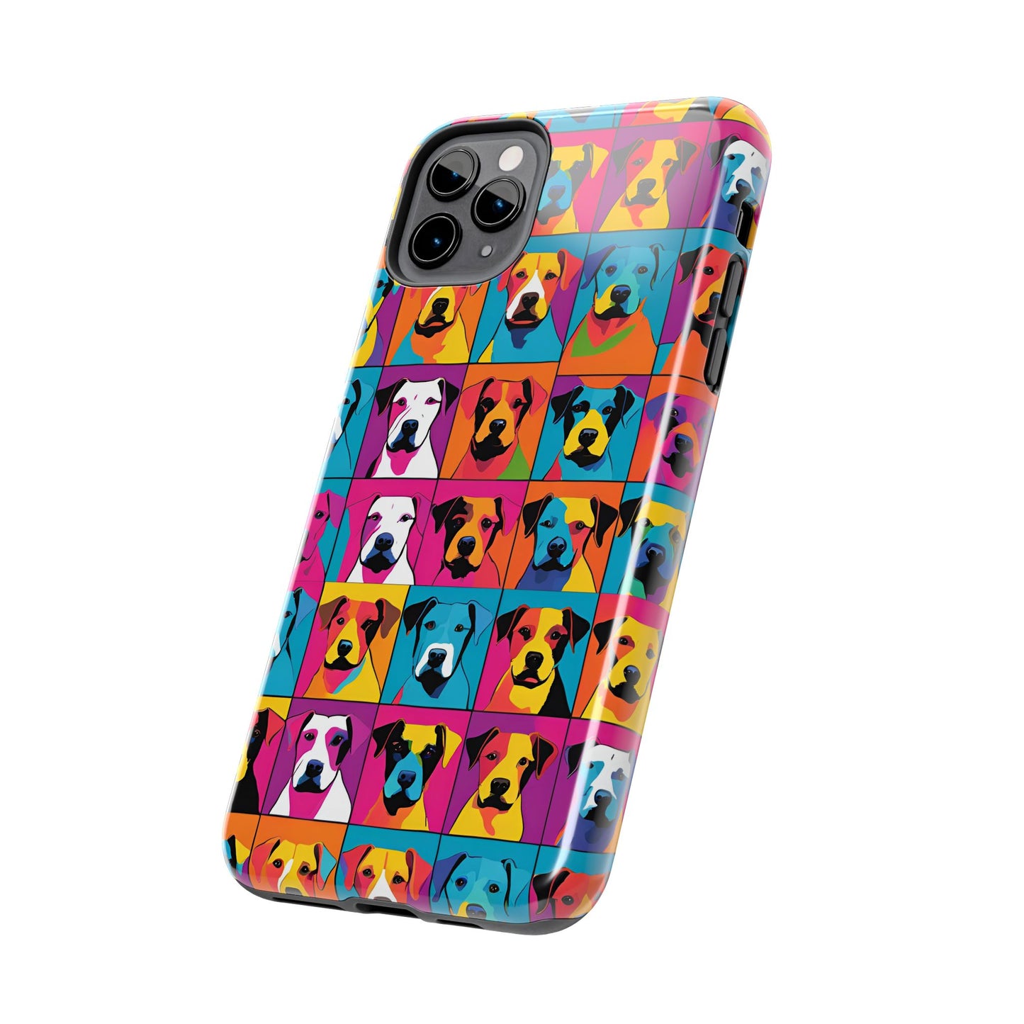 Colorful Dogs - Tough Phone Case for iPhones and Samsung Smartphones