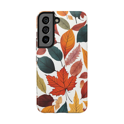 Falling Autumn Leaves - Tough Phone Case for iPhones and Samsung Smartphones