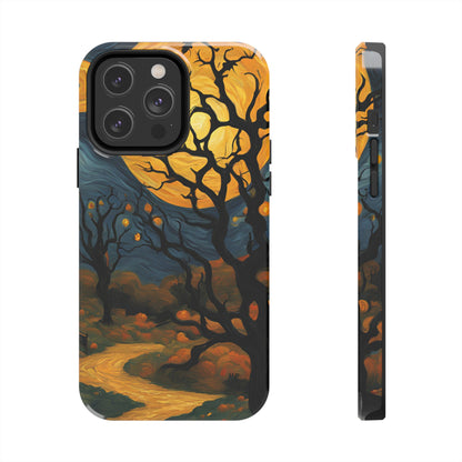 Phone Cases - Halloween Haunted Road Full Moon Design