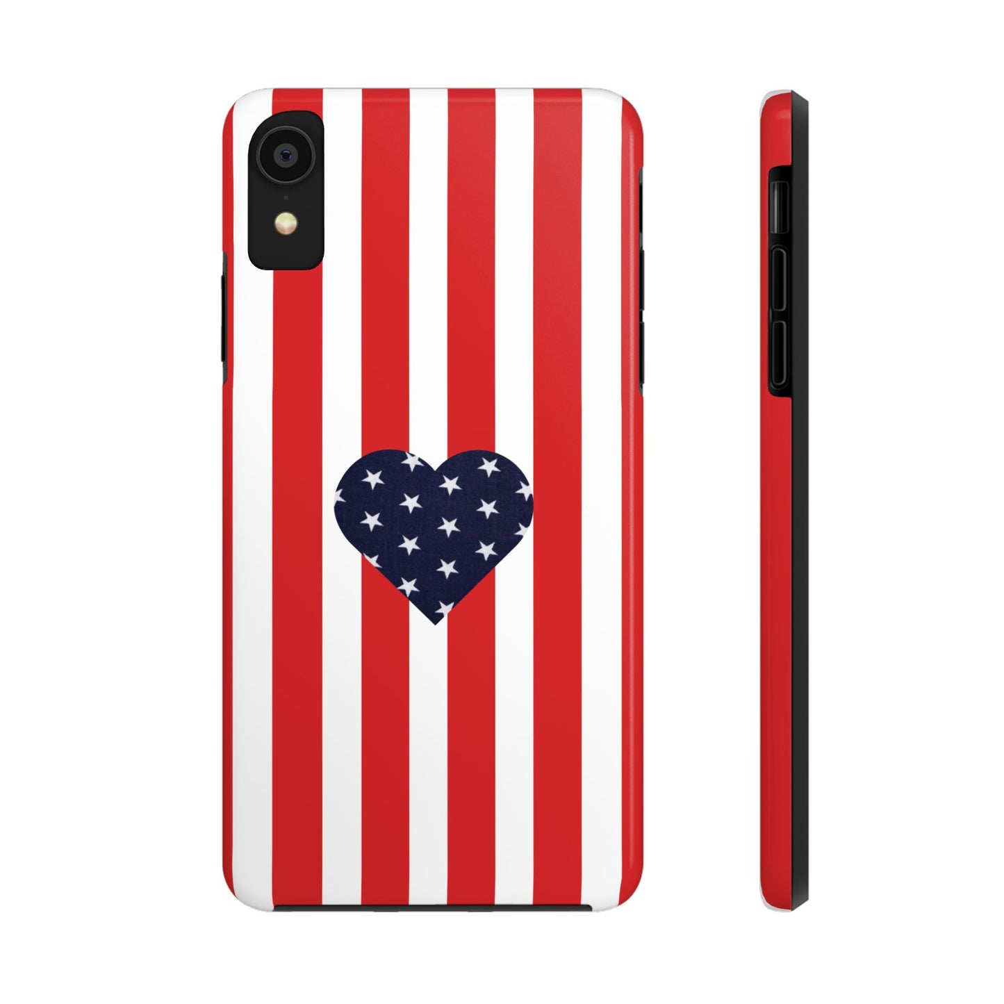 Stars and Stripes with Love - Tough Phone Case for iPhones and Samsung Smartphones