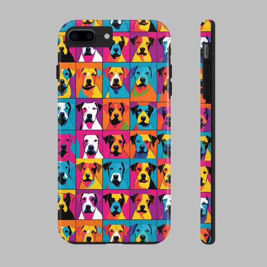 Colorful Dogs - Tough Phone Case for iPhones and Samsung Smartphones