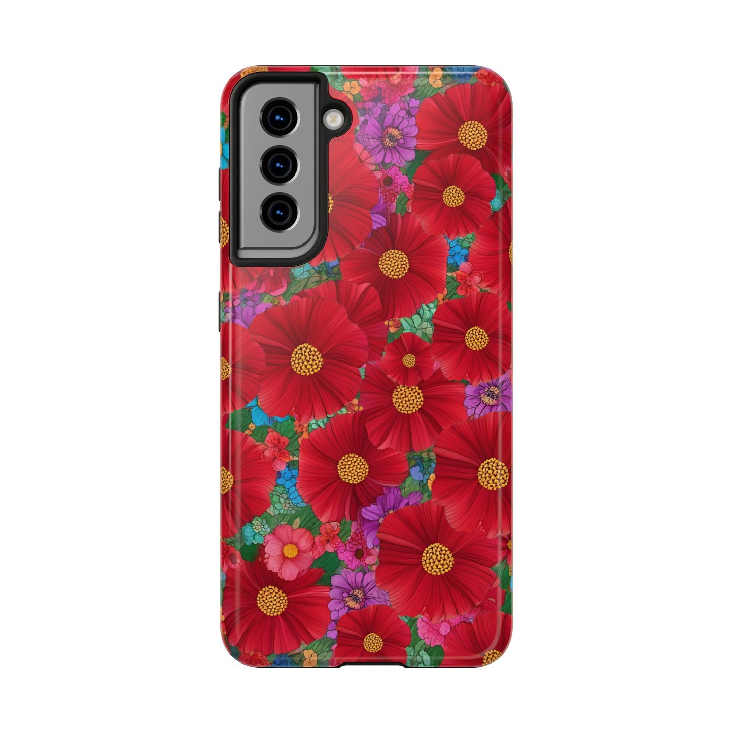 Tough Phone Cases - Beautiful Bold Red Poppies