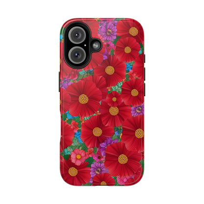 Tough Phone Cases - Beautiful Bold Red Poppies