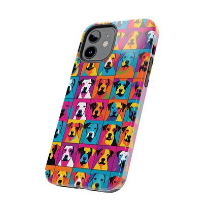 Colorful Dogs - Tough Phone Case for iPhones and Samsung Smartphones