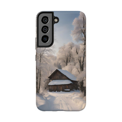 Winter Snow Scene Seasonal - Tough Phone Case