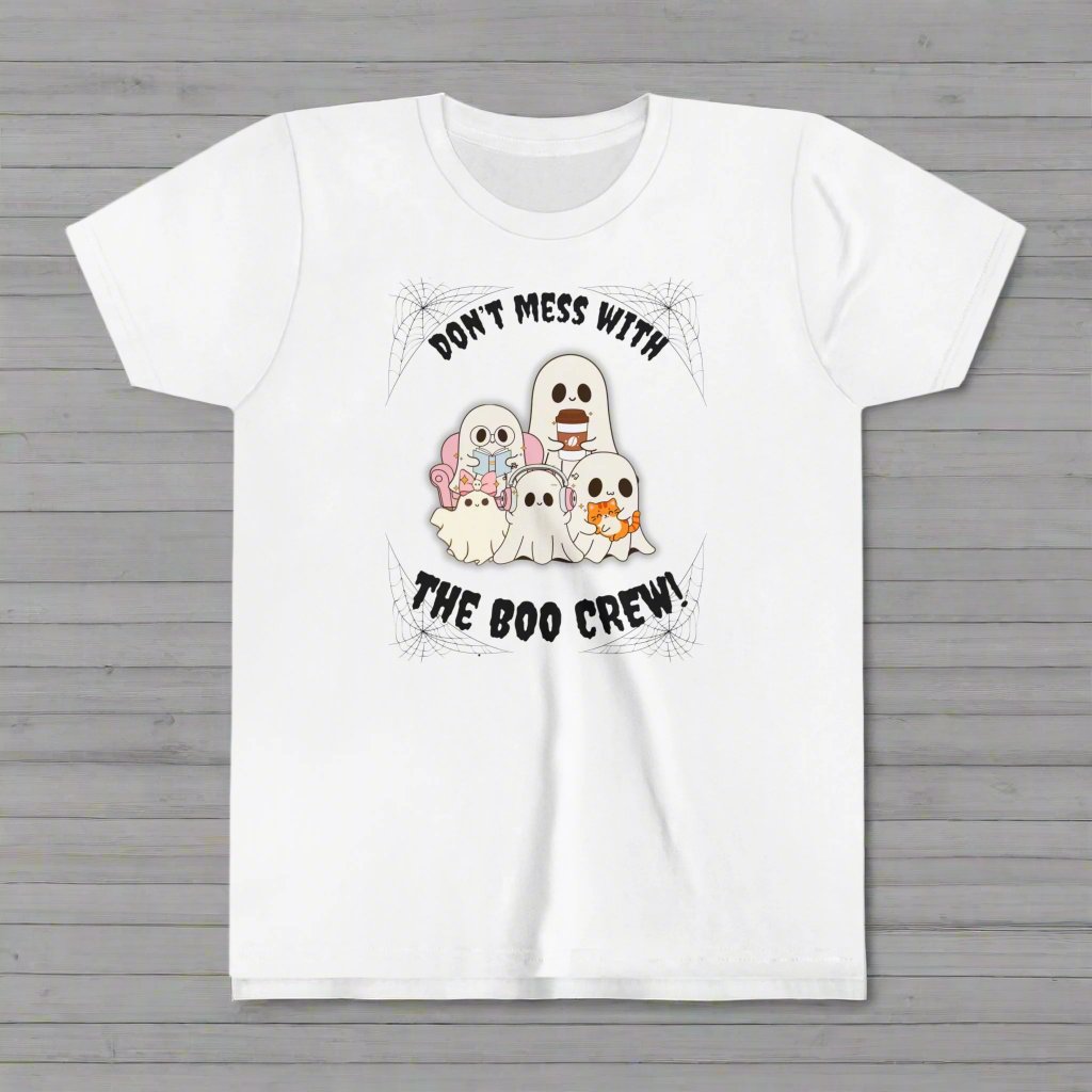 Youth Short Sleeve Tee Unisex Don't Mess With The Boo Crew