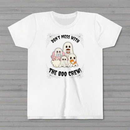 Youth Short Sleeve Tee Unisex Don't Mess With The Boo Crew