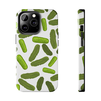 Humorous Pickles Design - Tough Phone Case for iPhones and Samsung Smartphones