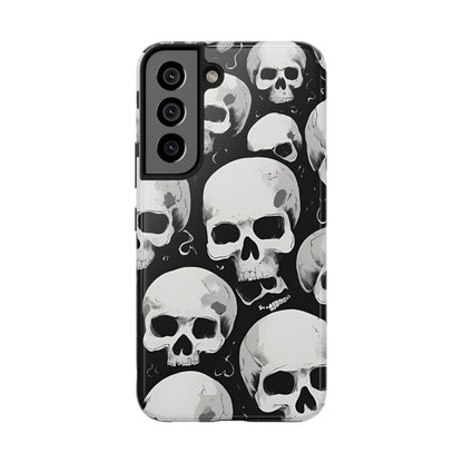 Creepy Skulls 2 - Tough Phone Case for iPhones and Samsung Smartphones