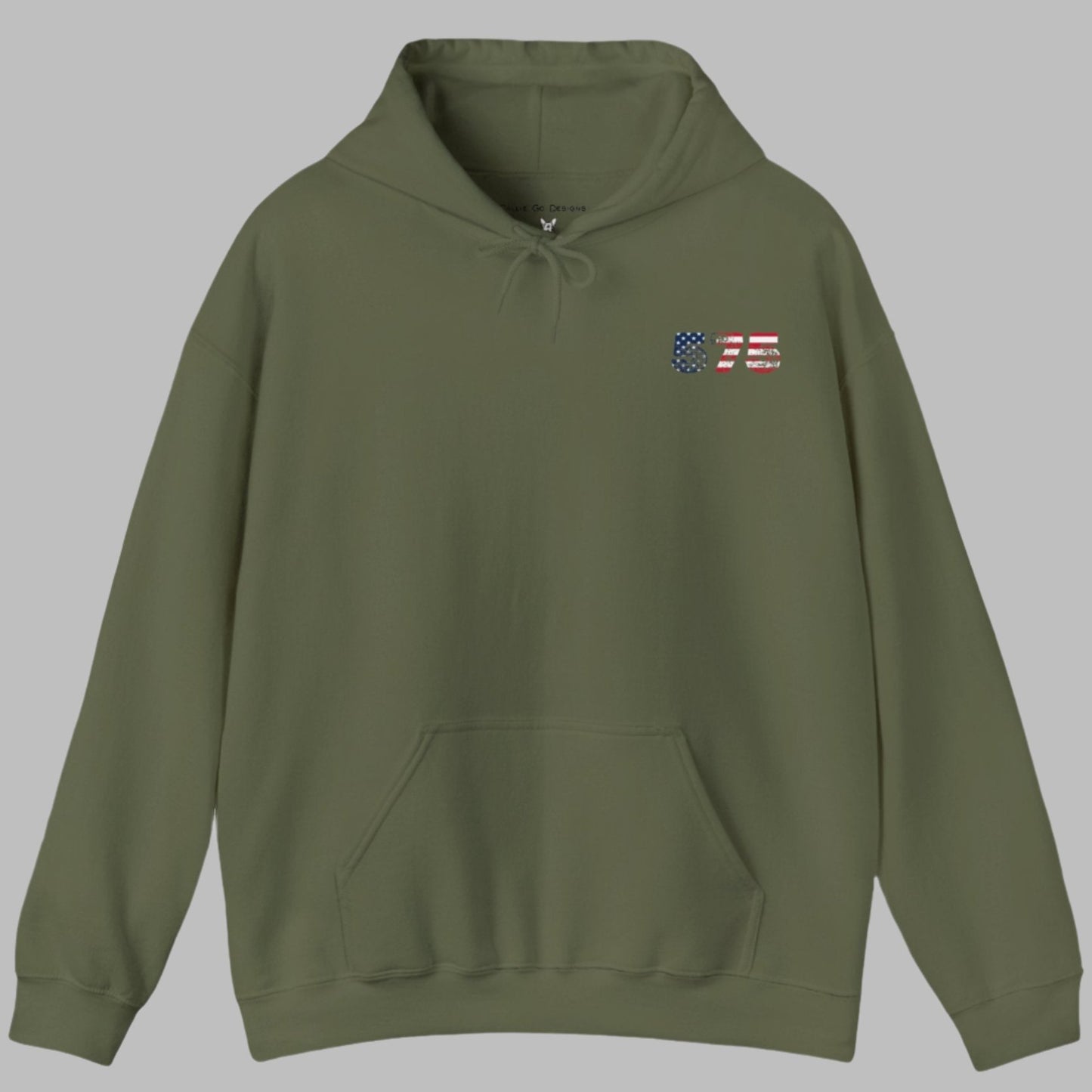 Patriotic Hoodie - New Mexico 575 Design