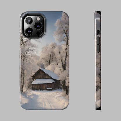 Winter Snow Scene Seasonal - Tough Phone Case