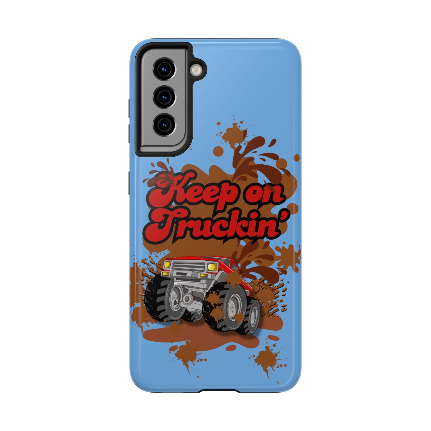 Keep on Truckin' in Blue - Tough Phone Case for iPhones and Samsung Smartphones