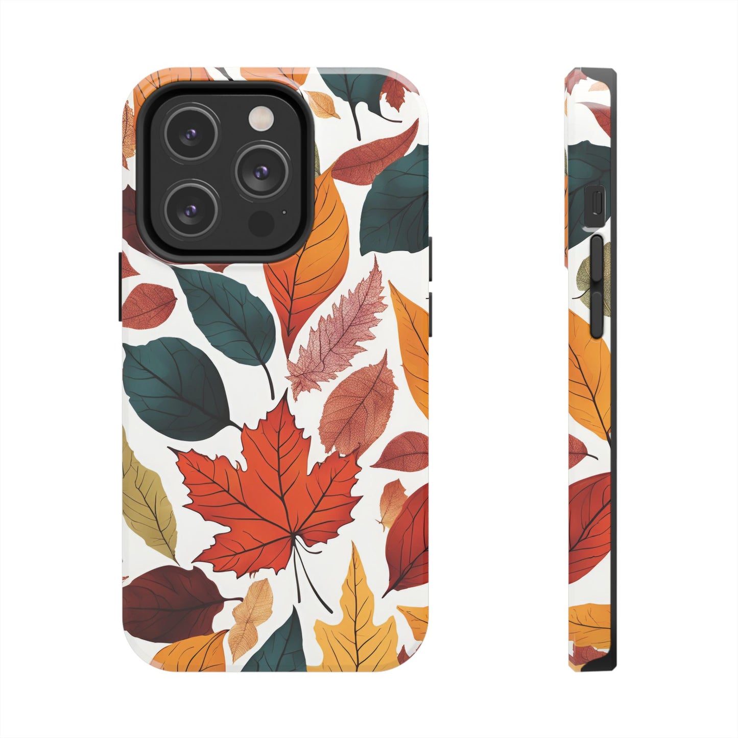 Falling Autumn Leaves - Tough Phone Case for iPhones and Samsung Smartphones