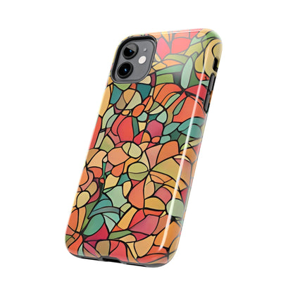 Abstract Vibrant Pattern - Tough Phone Case for iPhone and Samsung Smartphones