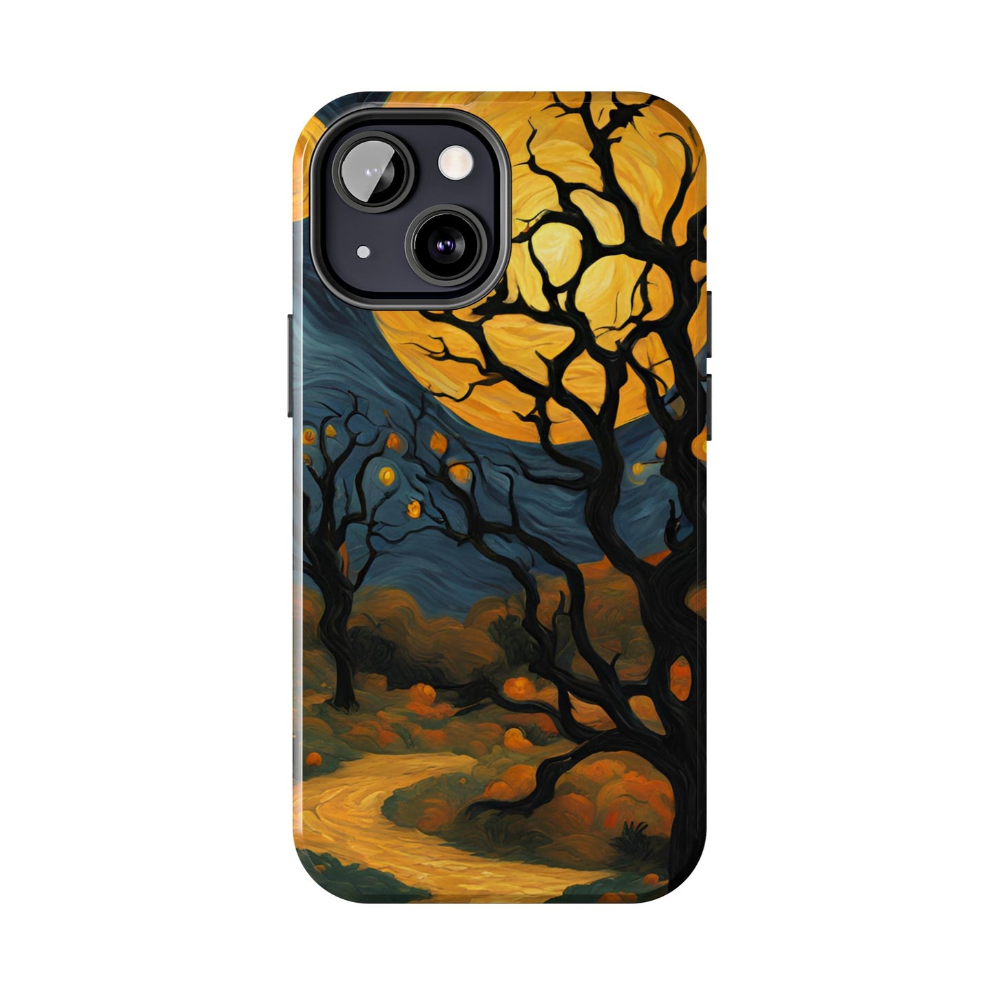 Phone Cases - Halloween Haunted Road Full Moon Design