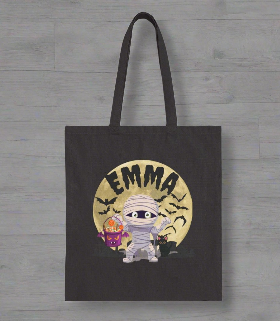 Personalized Mummy Canvas Tote