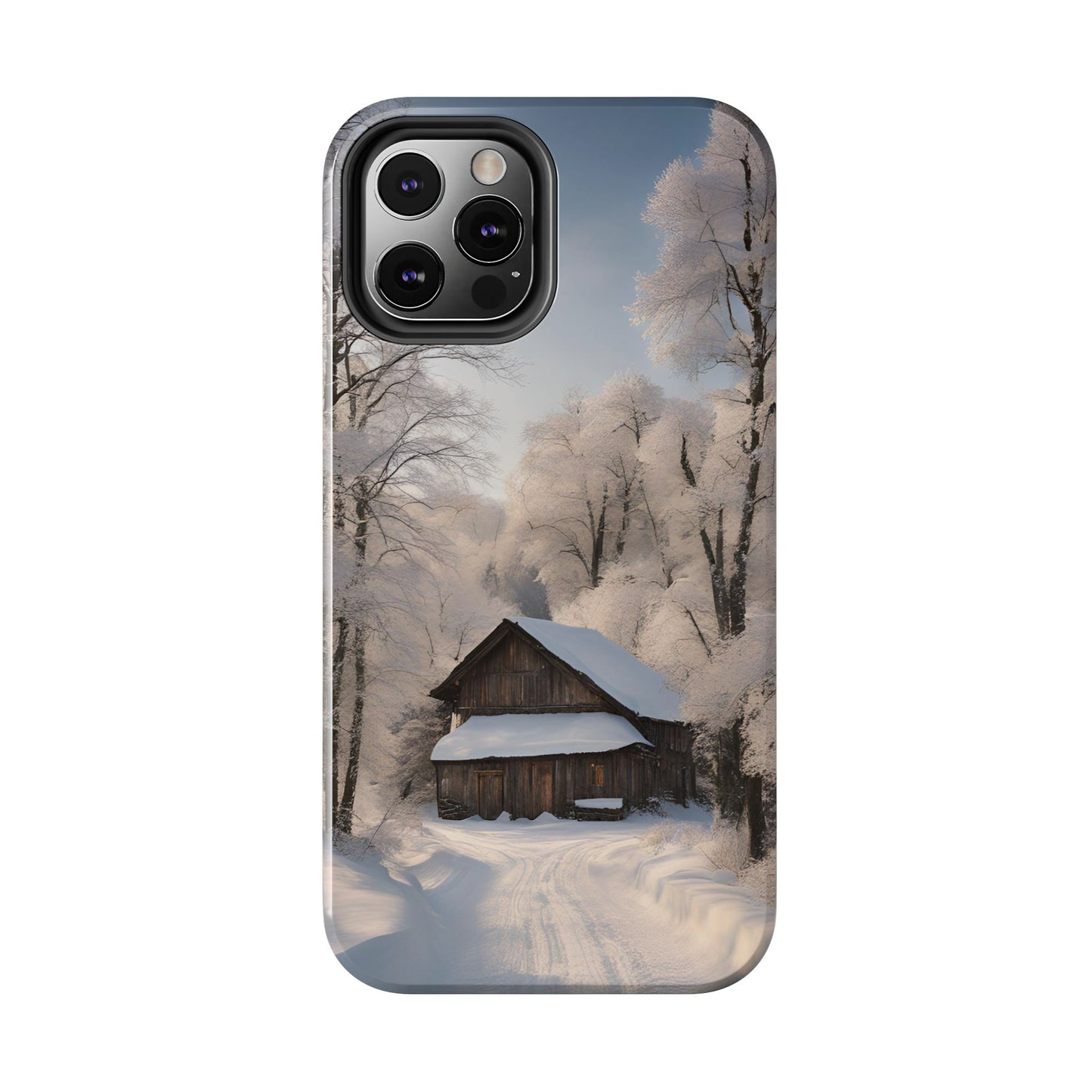 Winter Snow Scene Seasonal - Tough Phone Case