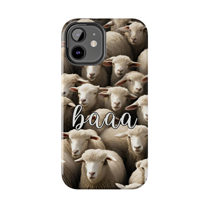 Sheep say Baaaa - Tough Phone Case for iPhone and Samsung Smartphones