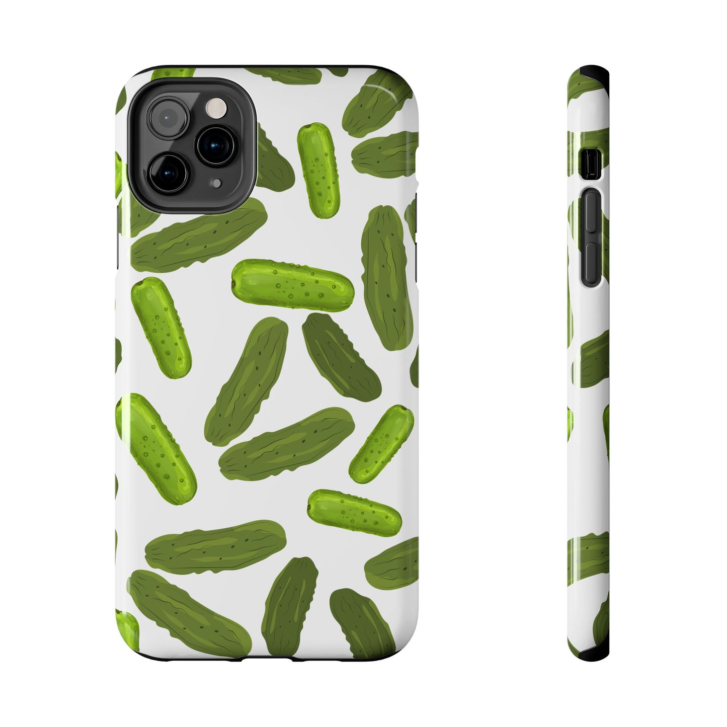 Humorous Pickles Design - Tough Phone Case for iPhones and Samsung Smartphones