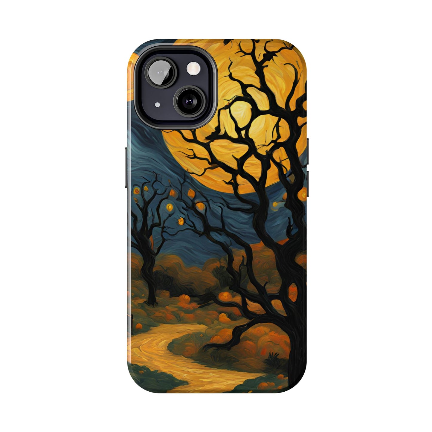 Phone Cases - Halloween Haunted Road Full Moon Design