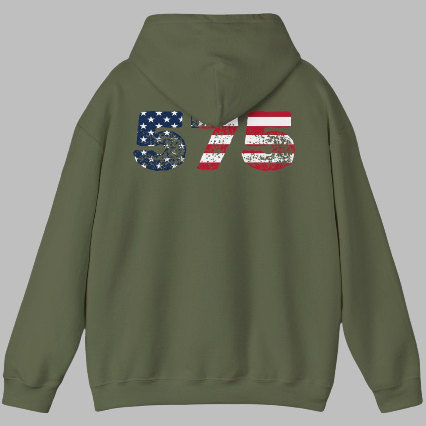 Patriotic Hoodie - New Mexico 575 Design