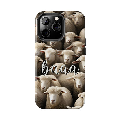 Sheep say Baaaa - Tough Phone Case for iPhone and Samsung Smartphones