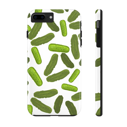 Humorous Pickles Design - Tough Phone Case for iPhones and Samsung Smartphones