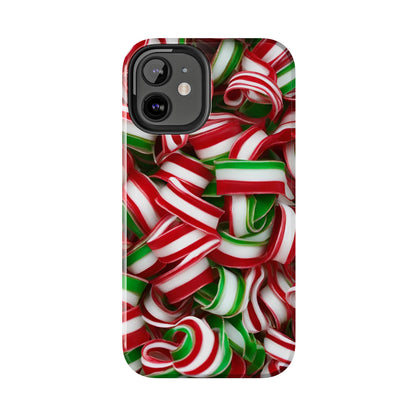 Christmas Ribbon Candy  - Tough Phone Case for iPhone and Samsung Smartphones