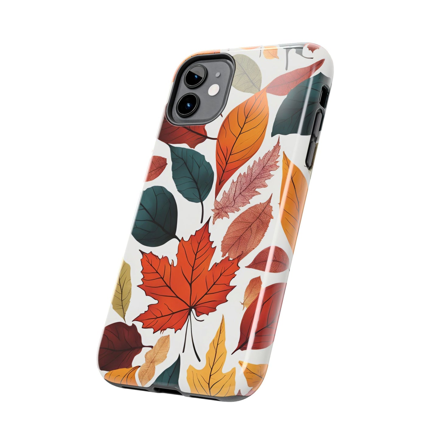 Falling Autumn Leaves - Tough Phone Case for iPhones and Samsung Smartphones