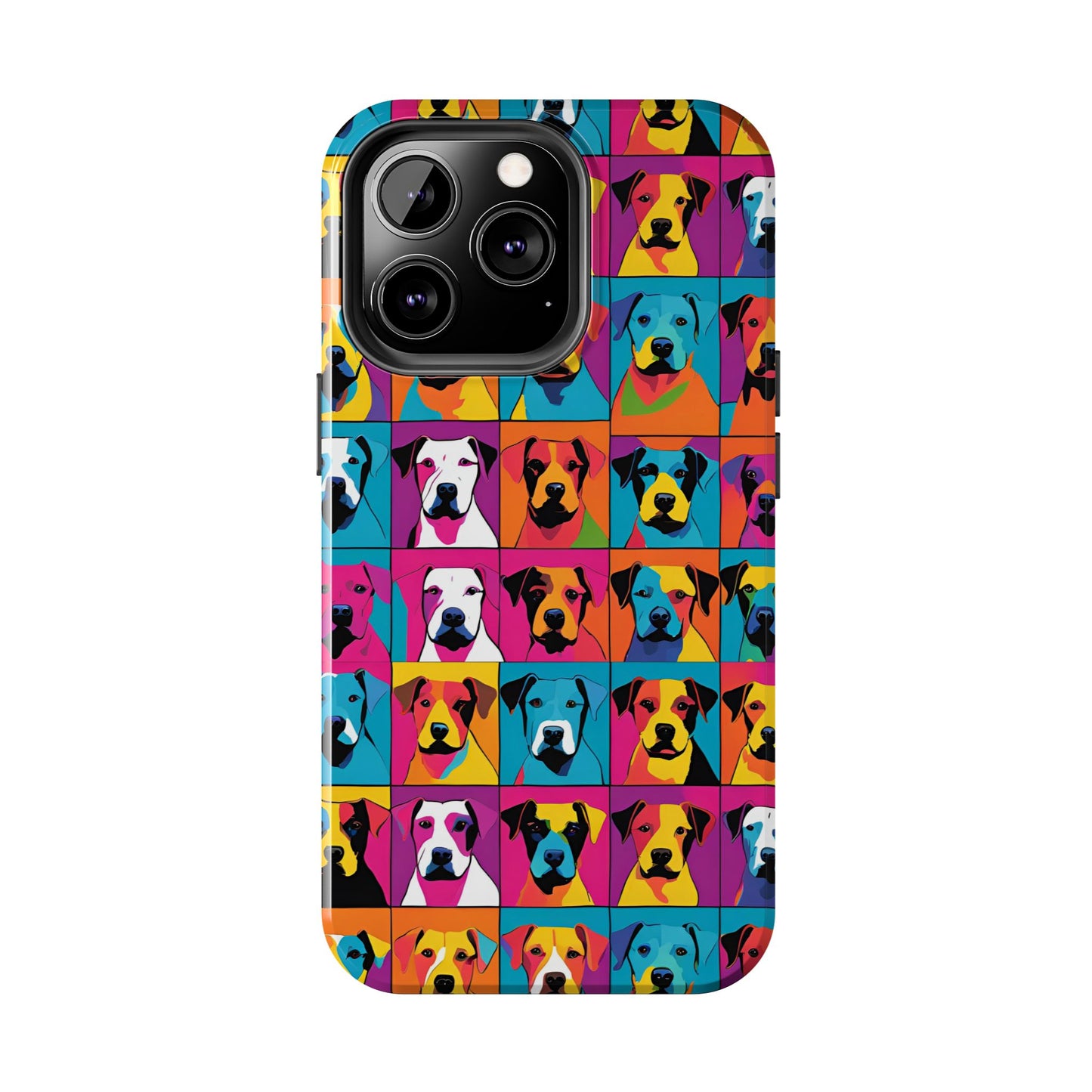 Colorful Dogs - Tough Phone Case for iPhones and Samsung Smartphones